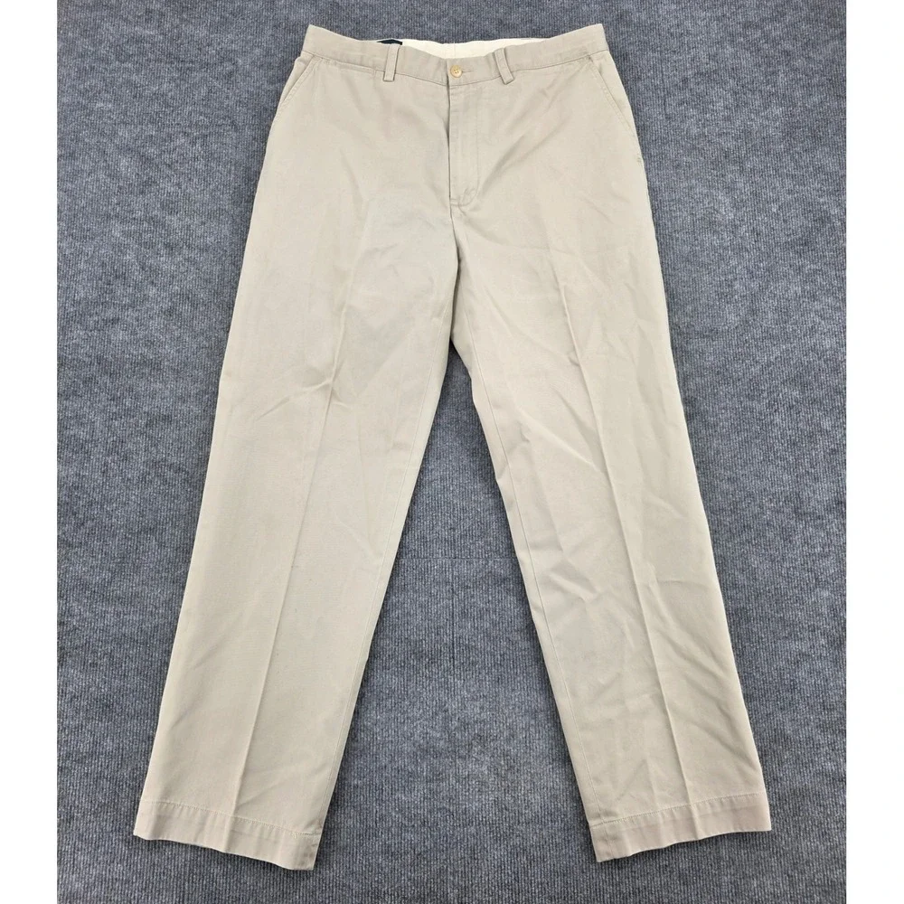 Polo Ralph Lauren Prospect Pant Mens 34x30 Tan Khaki Cotton Straight Chino
